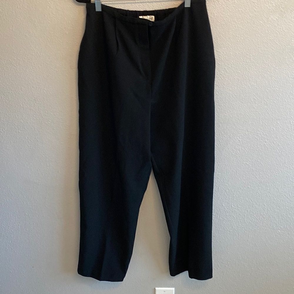 Coldwater Creek Black Straight-Leg Pants